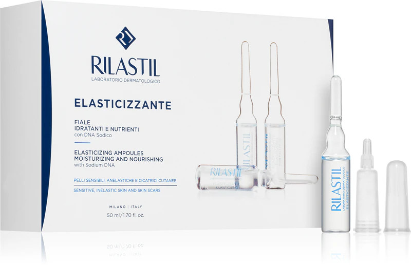 Rilastil elasticizing ampoules Moisturing and nourishing with Sodium DNA